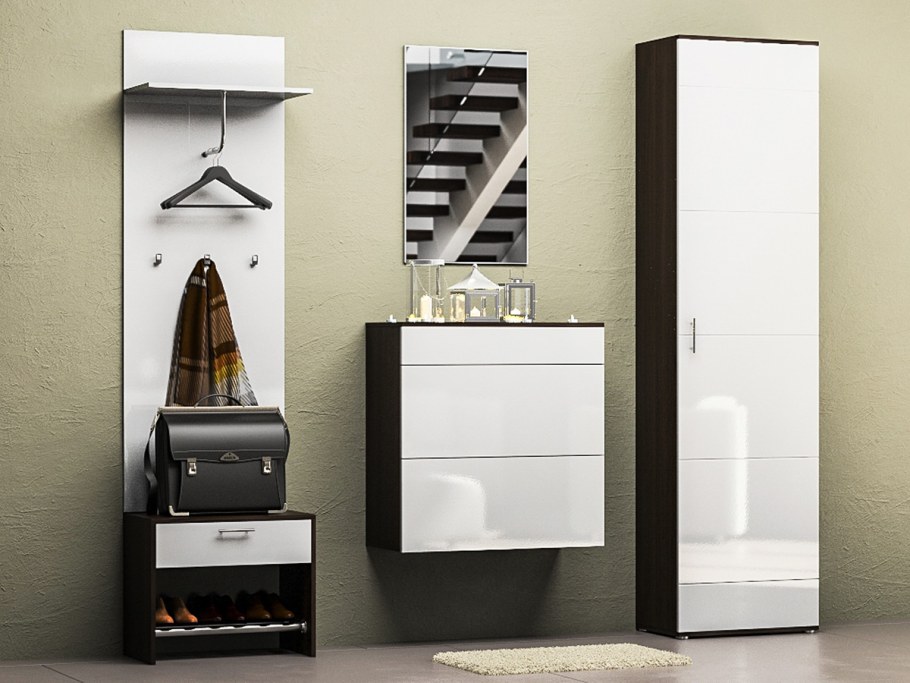 Современная прихожая подвесная