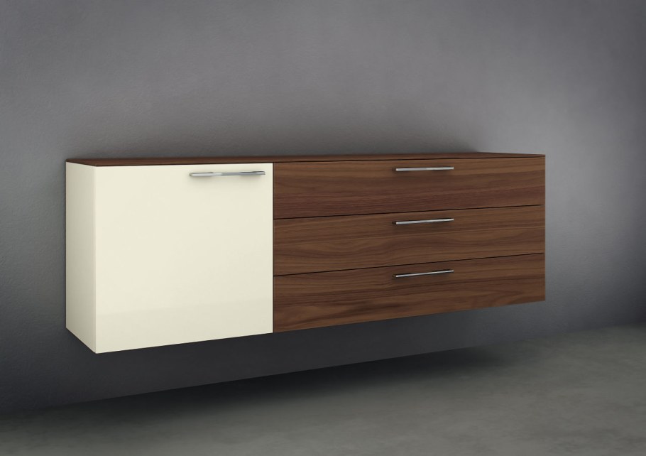 Подвесная тумба в прихожую