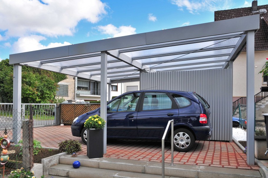 Бюджетный навес для машины