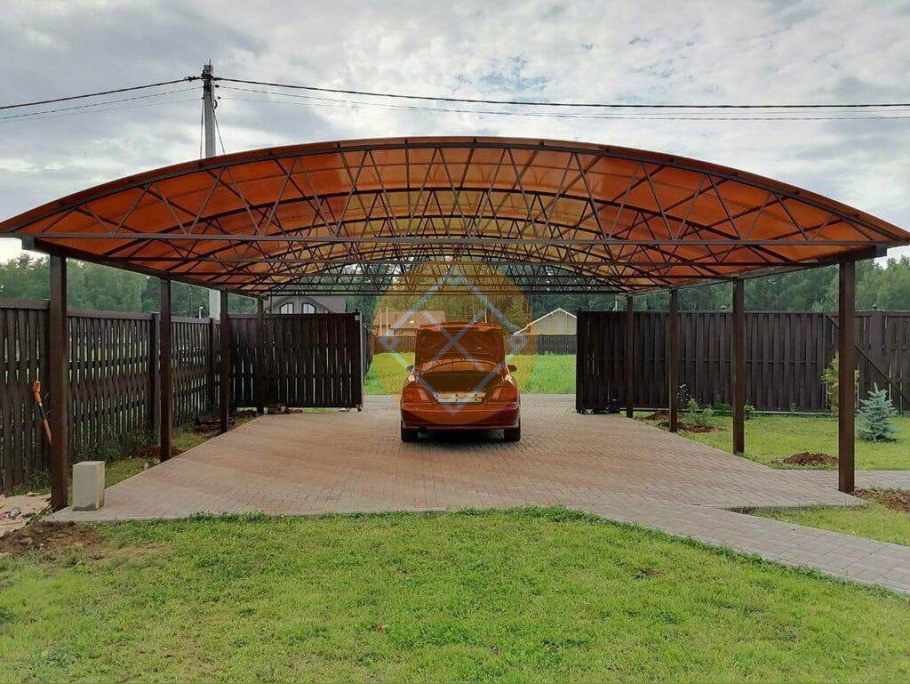 Арочный навес для автомобиля
