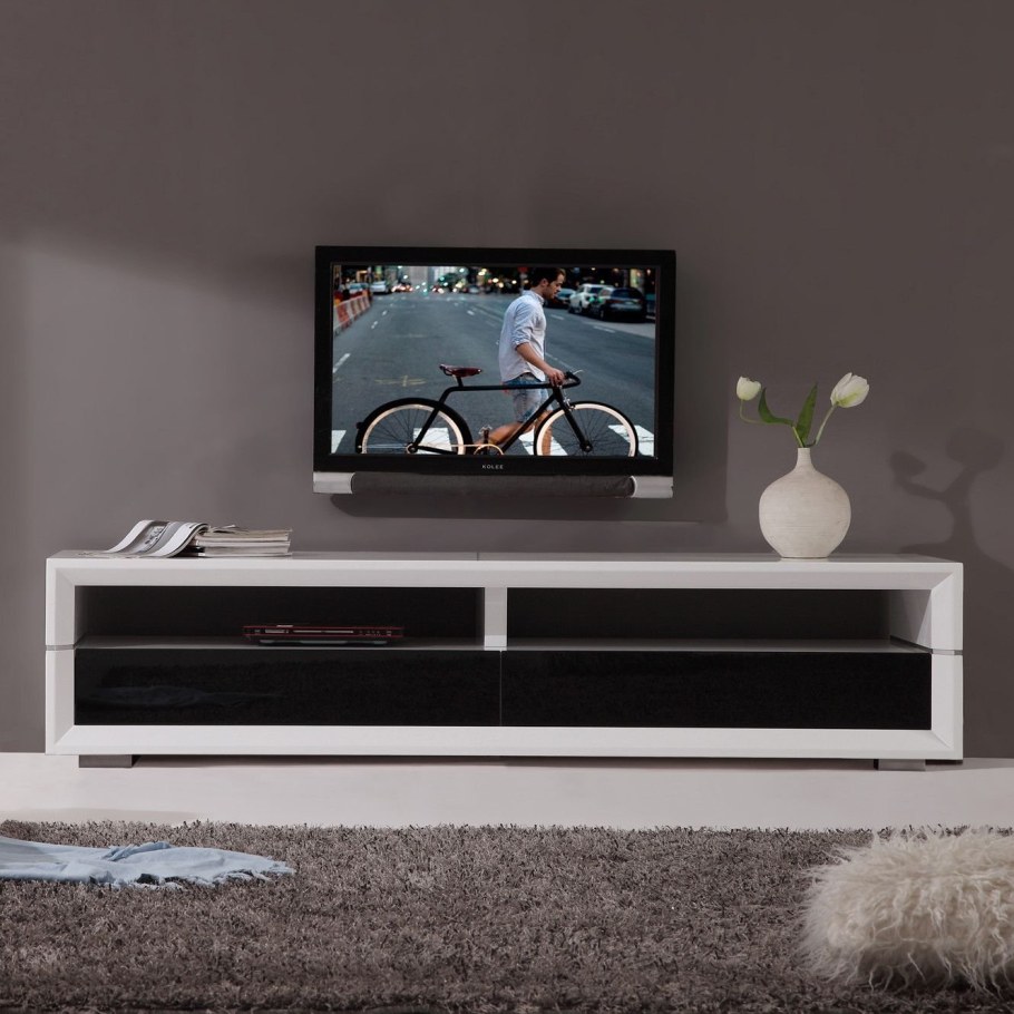 Хайтек тумба под ТВ 1400мм импор