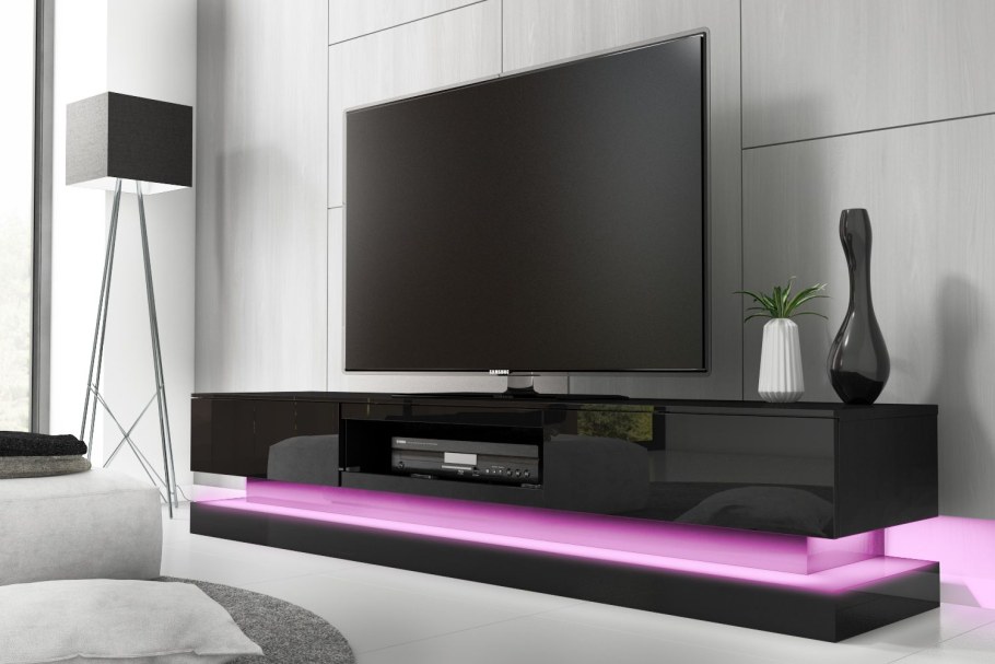 Тумба под ТВ подвесная Аура