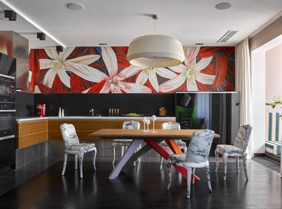 Модные обои для кухни 2023