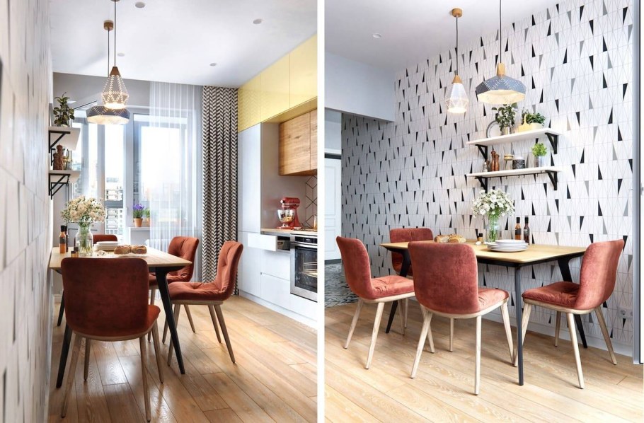 Модные обои для кухни