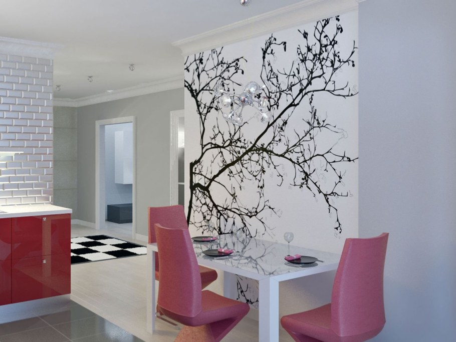 Стильные обои для кухни