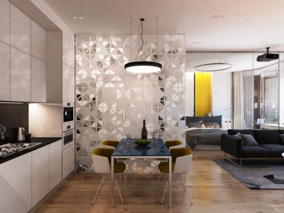 Кухни гостиные в современном стиле