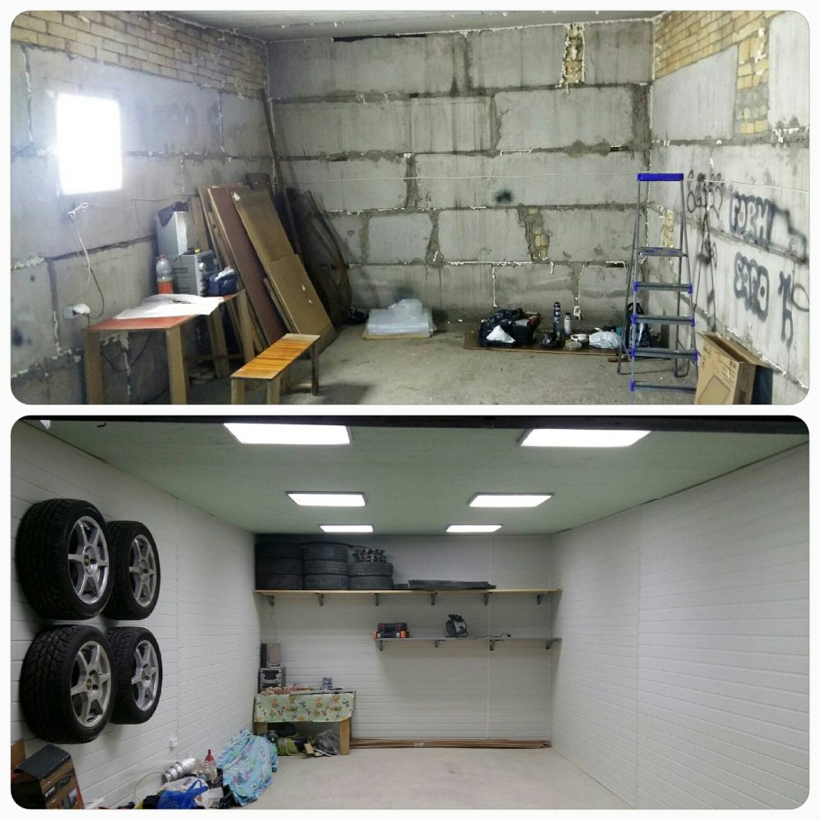 Проект отделки гаража