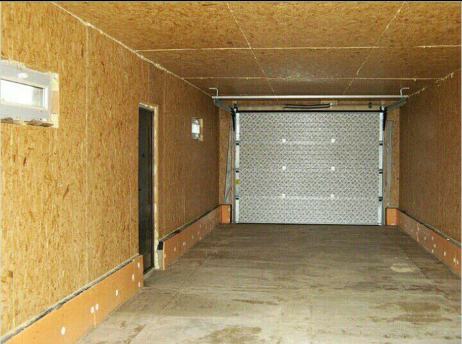 Отделка гаража внутри