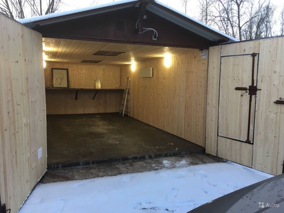 Отделка металлического гаража