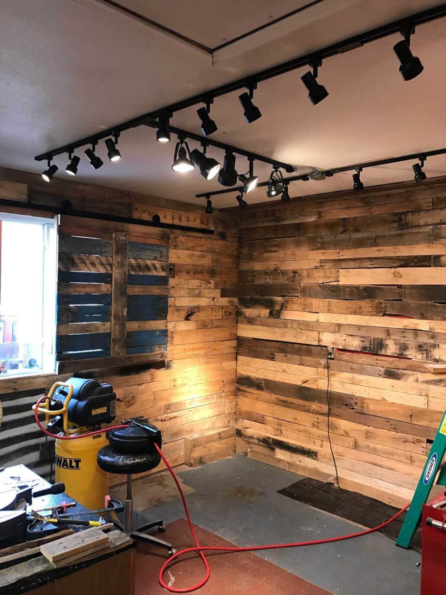 Красивая отделка гаража