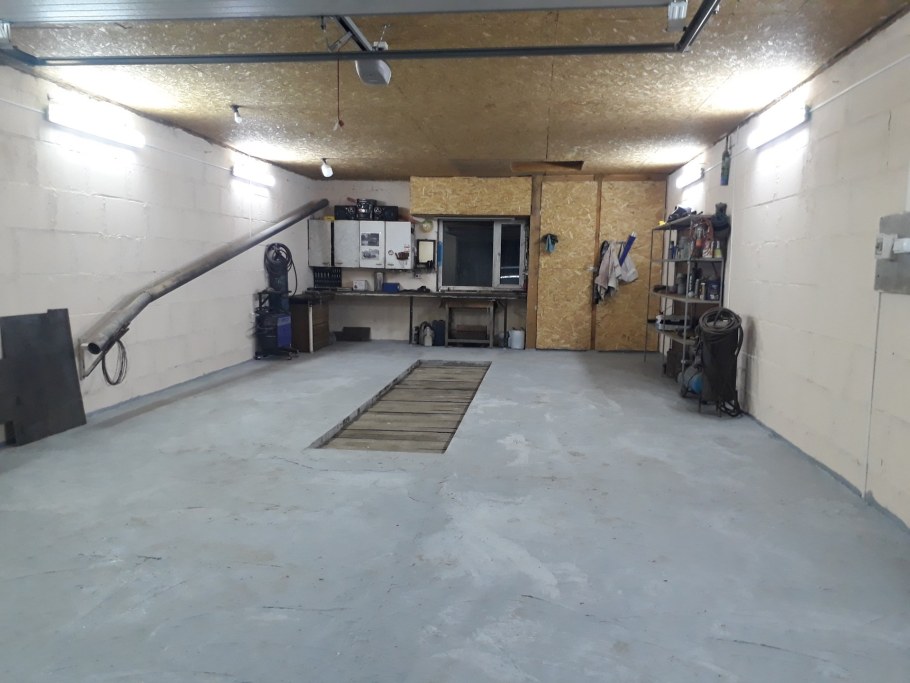 Отремонтированный гараж