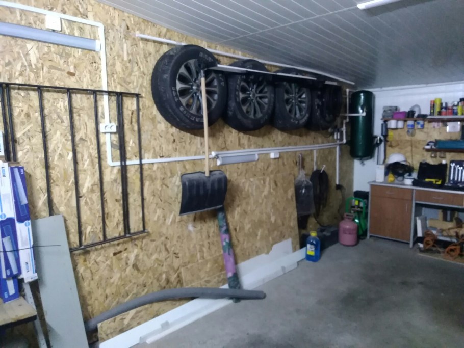 Обустройство гаража 6х4