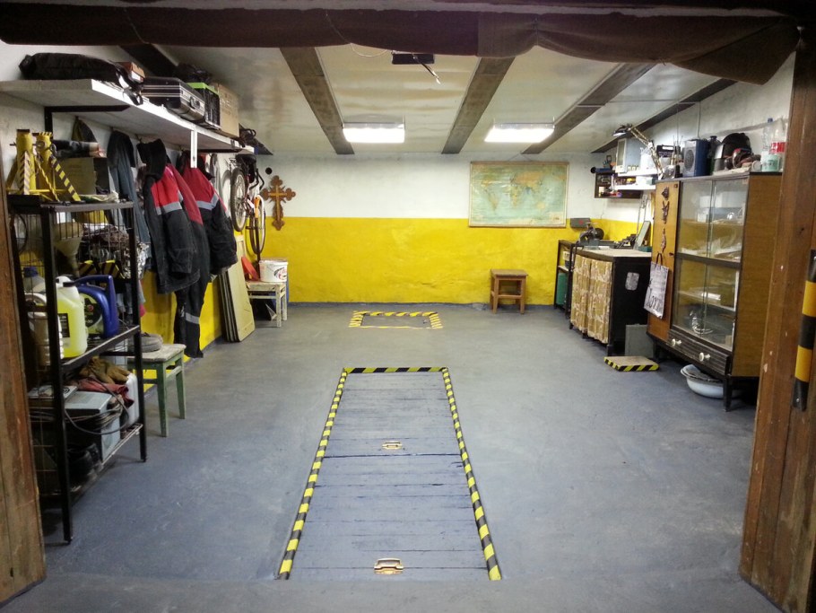 Внутреннее обустройство гаража