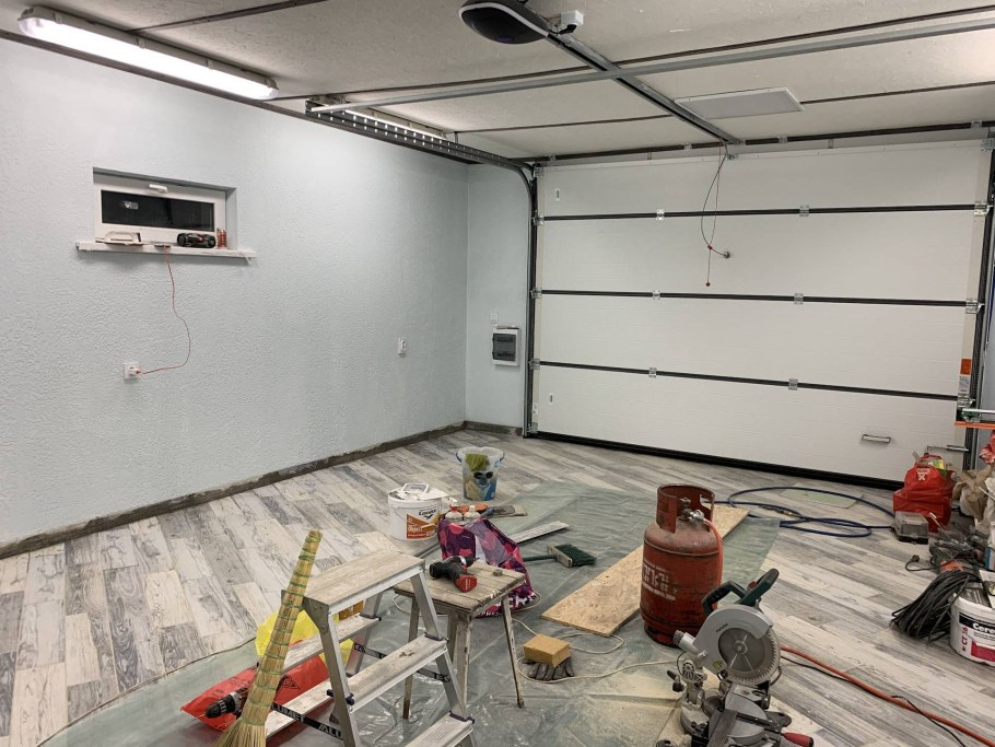 Отделка гаража