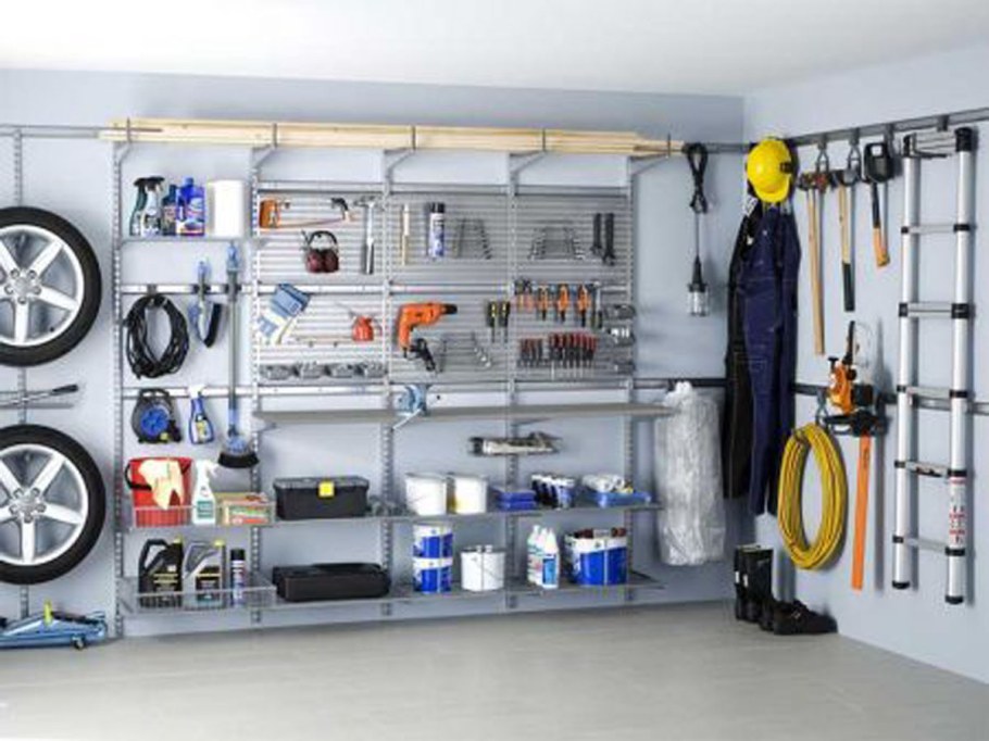 Полки в гараже