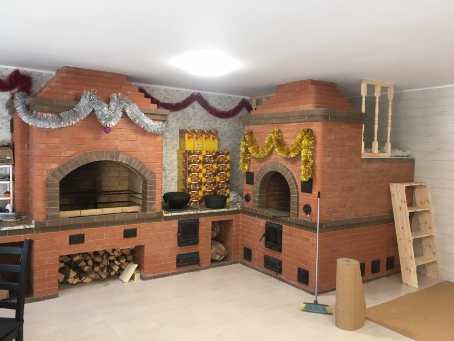 Печь с лежанкой и полатями