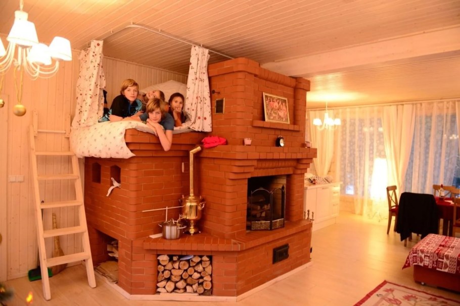 Печь Мазанка с лежанкой
