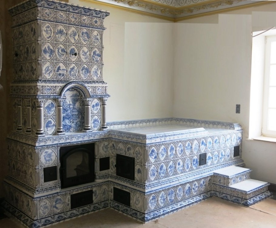 Изразцовая русская печь изразцы