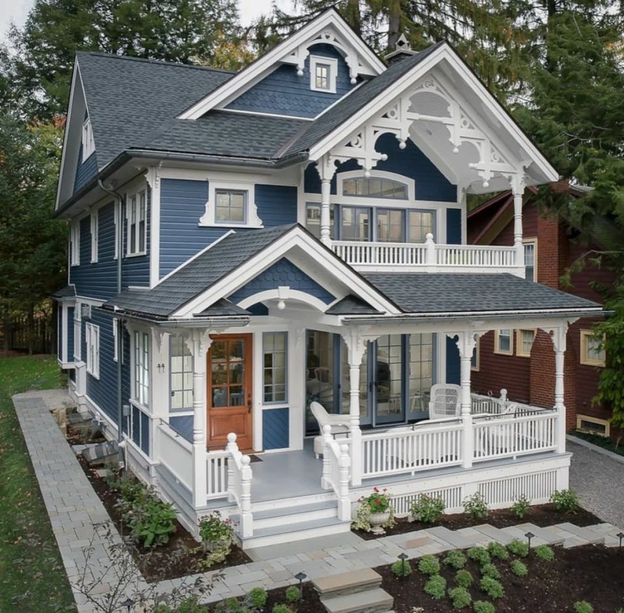 Каркасный дом в американском стиле