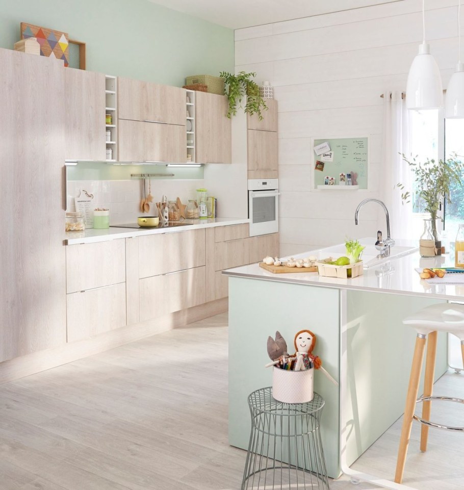 Кухня Леда белая Леруа Мерлен