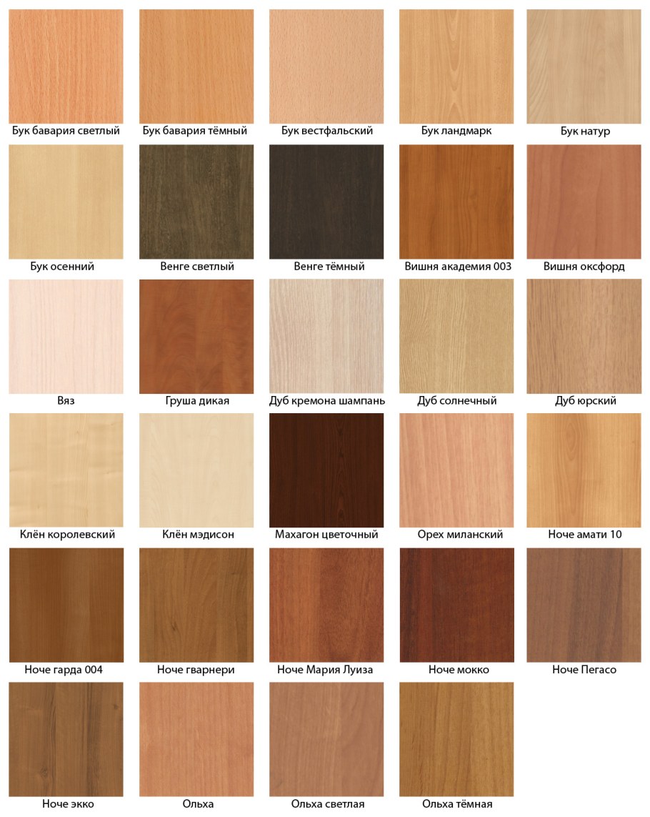 Бук Бавария цвет мебели