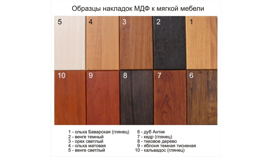 МДФ образцы