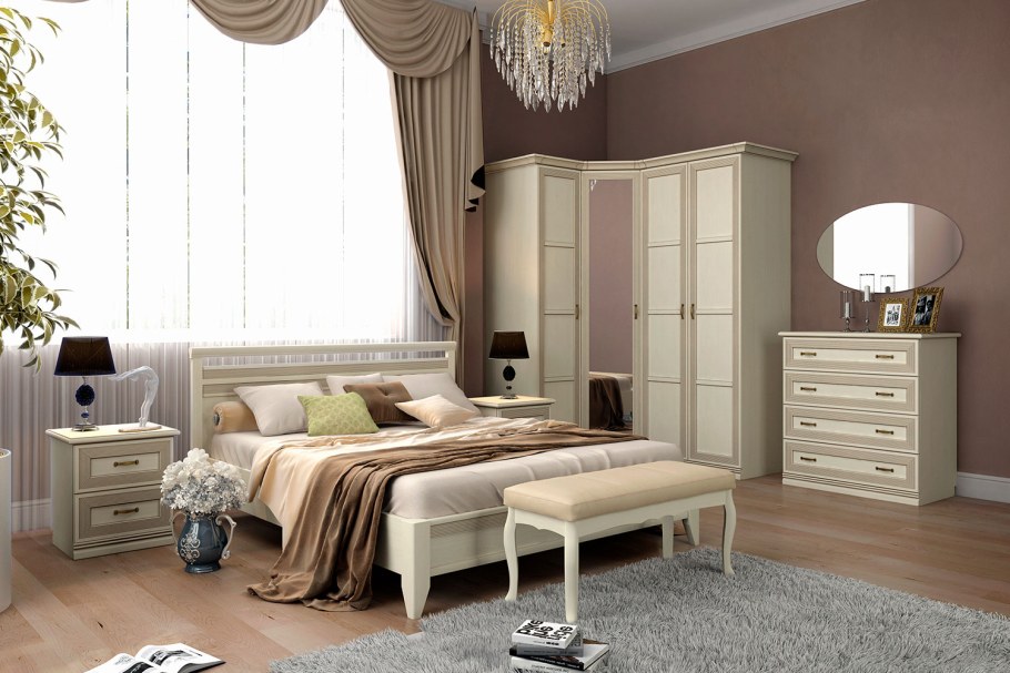 Спальня Адажио Ангстрем цвет Валенсия