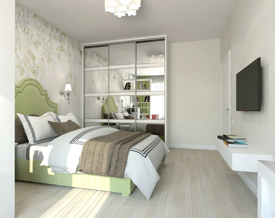 Беленый дуб в интерьере