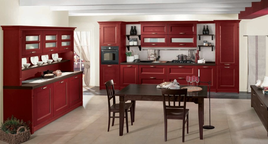 Кухня Ника бордо