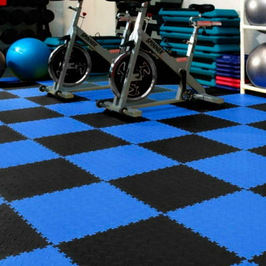 Модульное резиновое покрытие для спортзала 500х500х30
