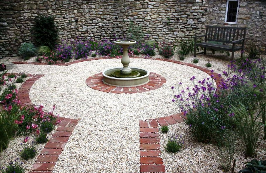 Декоративные дорожки в саду