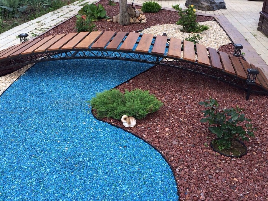 Цветной щебень для ландшафтного