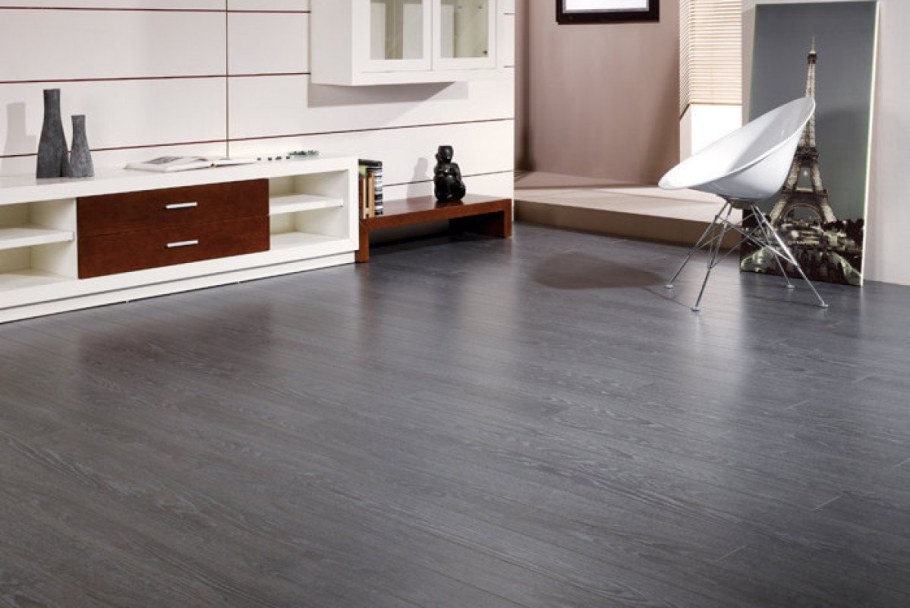 Ламинат ясень Вирджиния Кастамону в интерьере