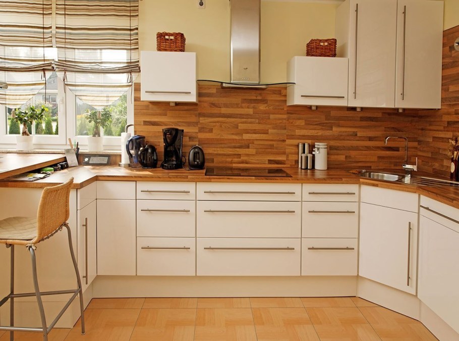 Фартук для кухни под дерево