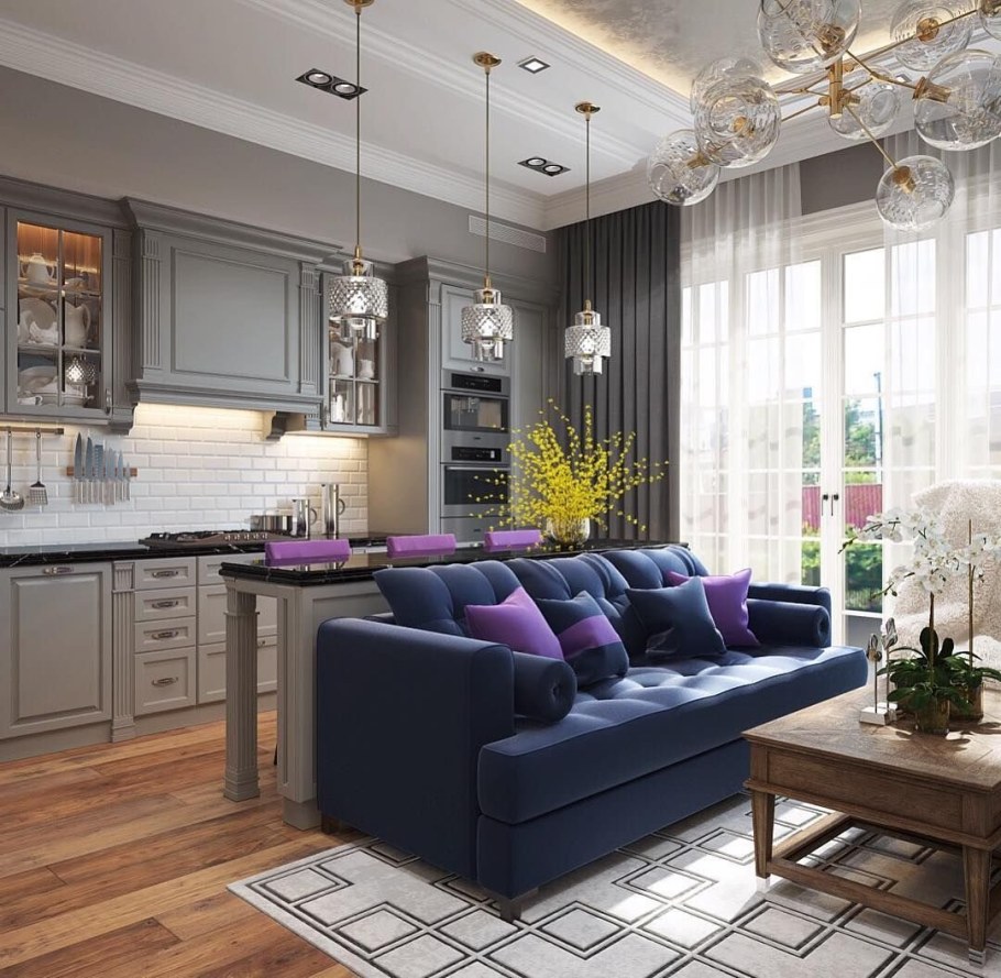 Кухня гостиная