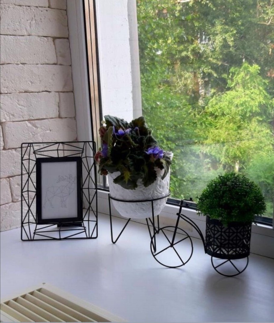 Кашпо из зеркала