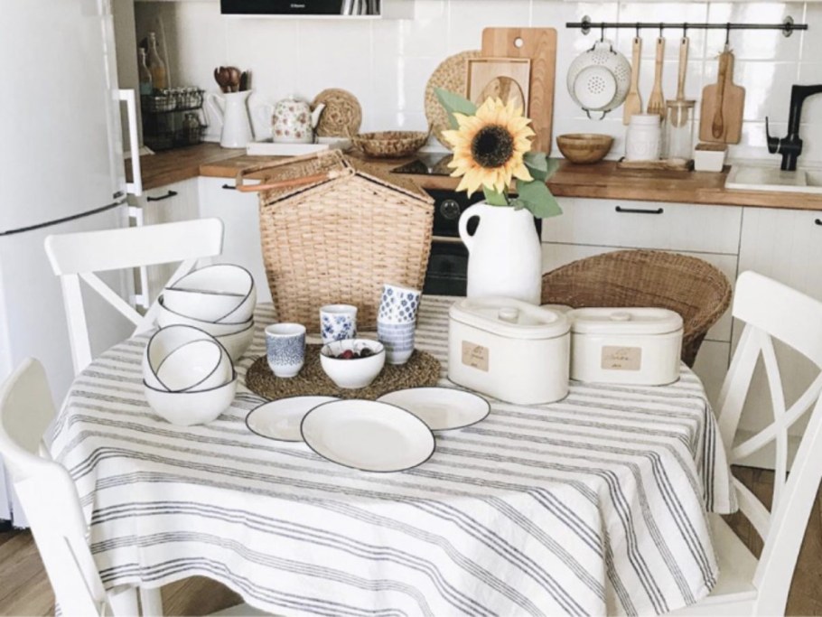Кухонный текстиль в скандинавском стиле