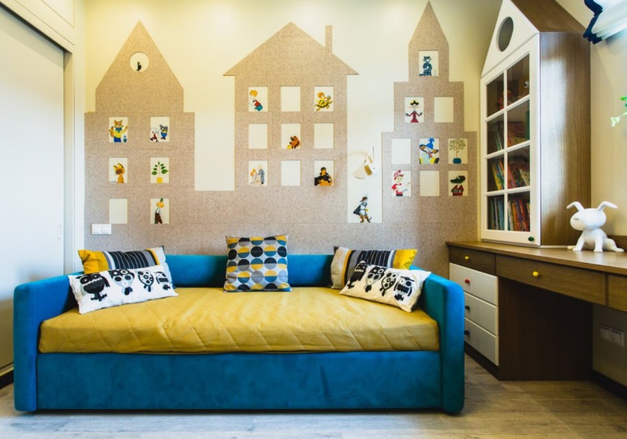Украсить стену в детской