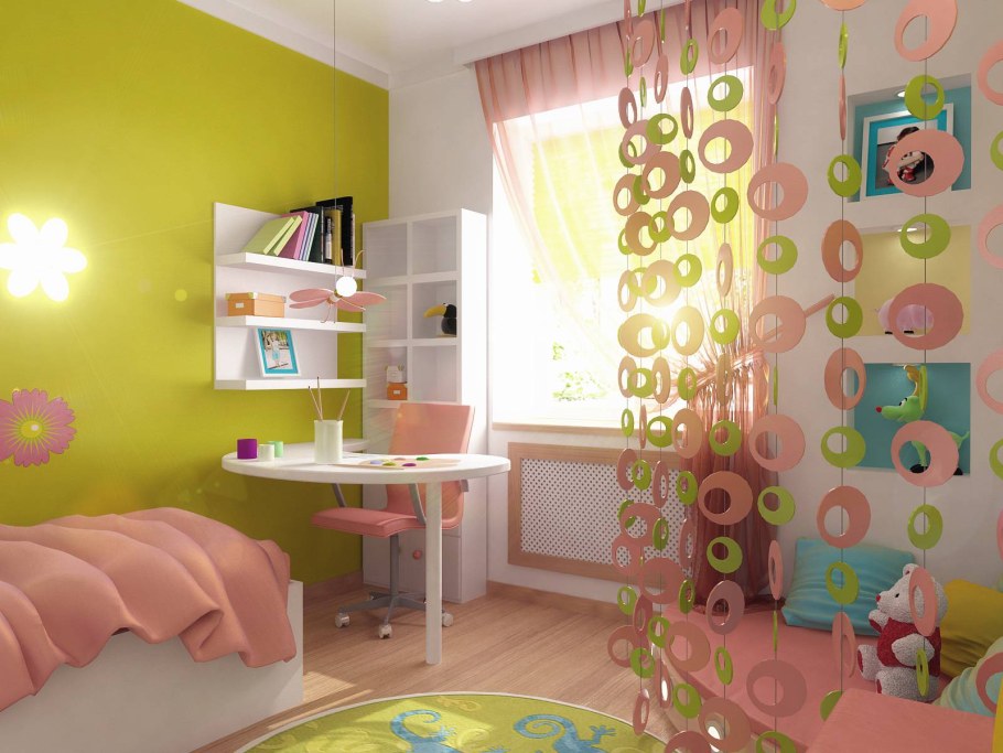 Декор детской спальни