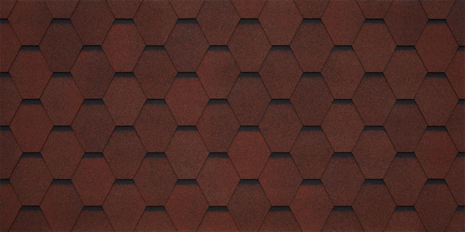 ТЕХНОНИКОЛЬ гибкая черепица, Оптима, коричневый & 6s4x21-0702rus