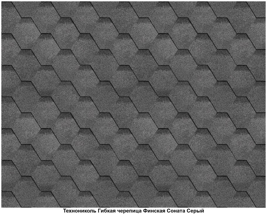 ТЕХНОНИКОЛЬ гибкая черепица финская Соната