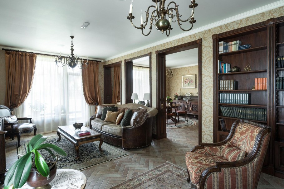 Английский стиль в интерьере