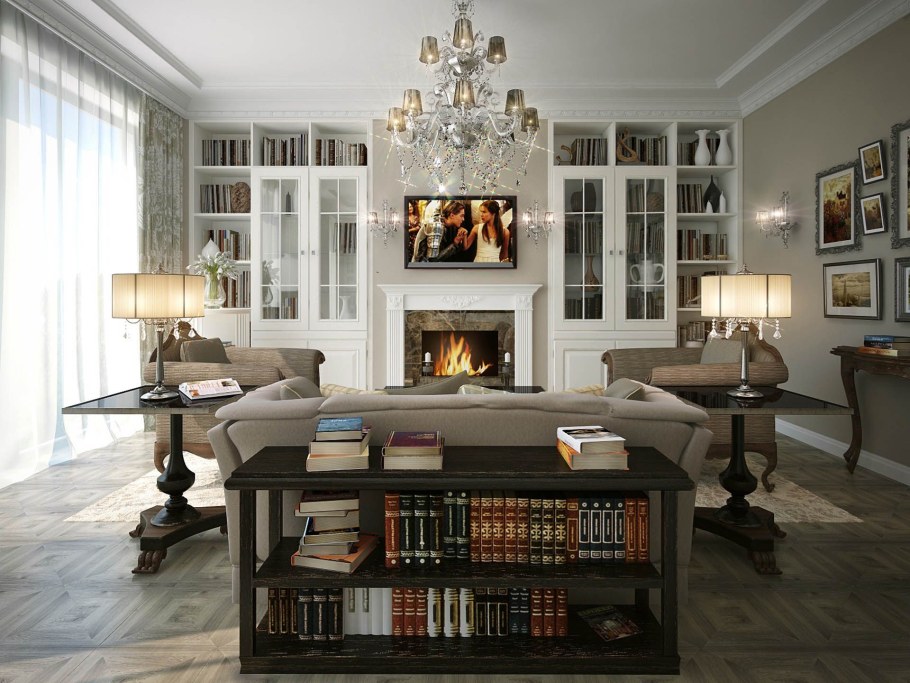 Английский силь в интерьере