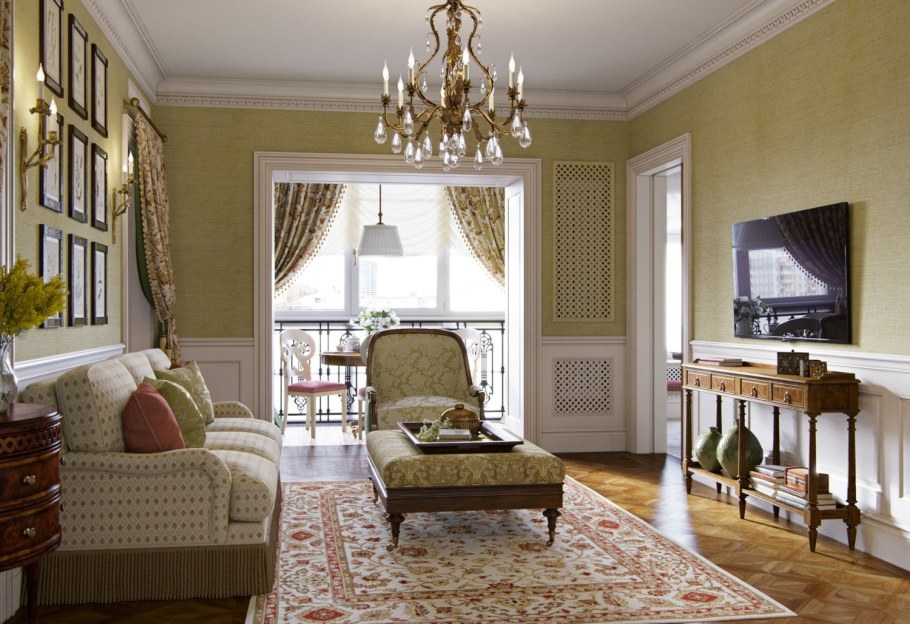 Английский стиль в интерьере