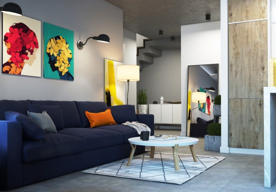 Цветовые акценты в интерьере