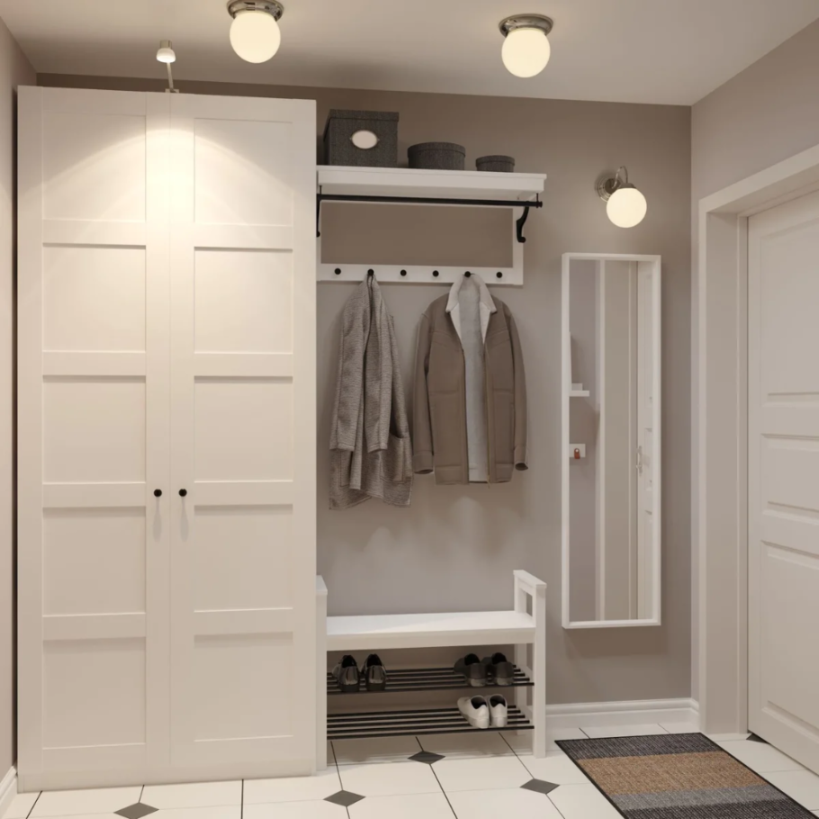 Икеа ПАКС В прихожей