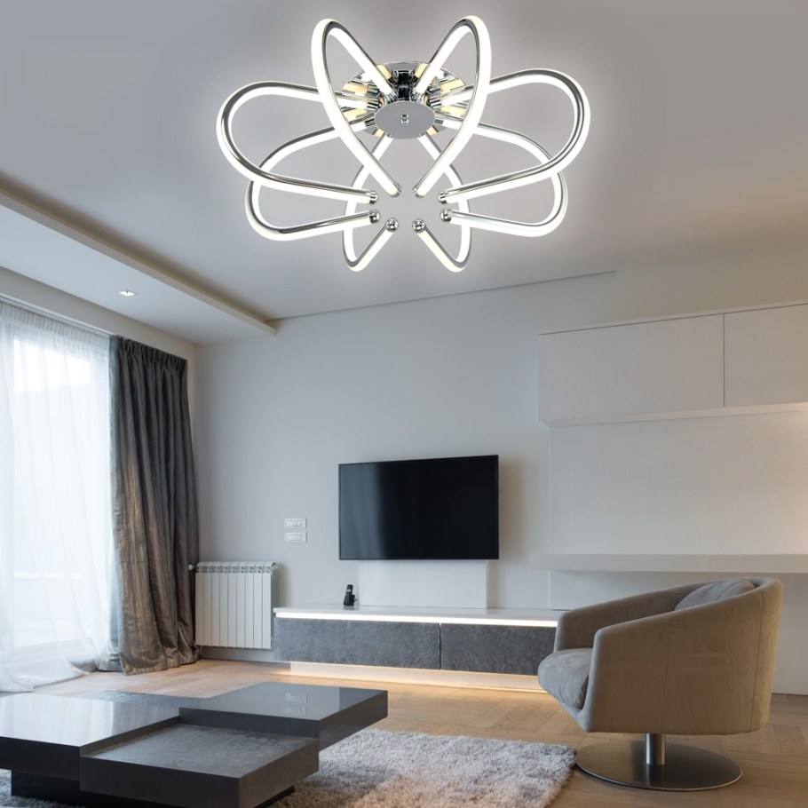 Люстра геометрия 8252/30 CR led y