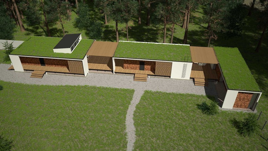 Дом и баня на участке