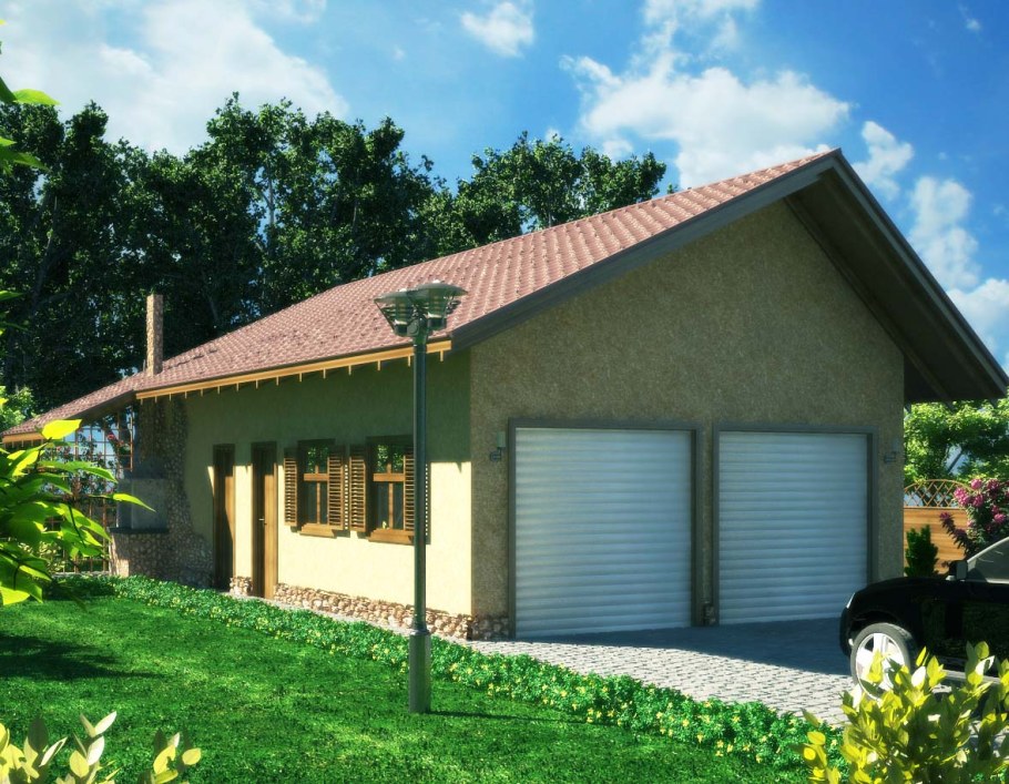 Гараж на участке