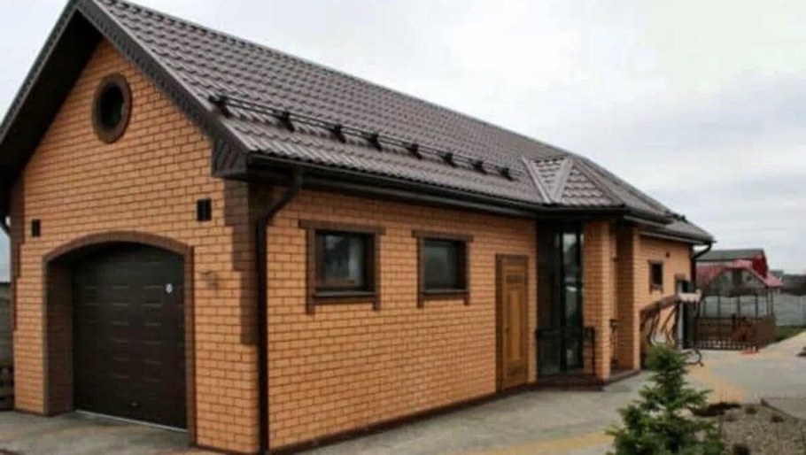 Гараж из кирпича проекты